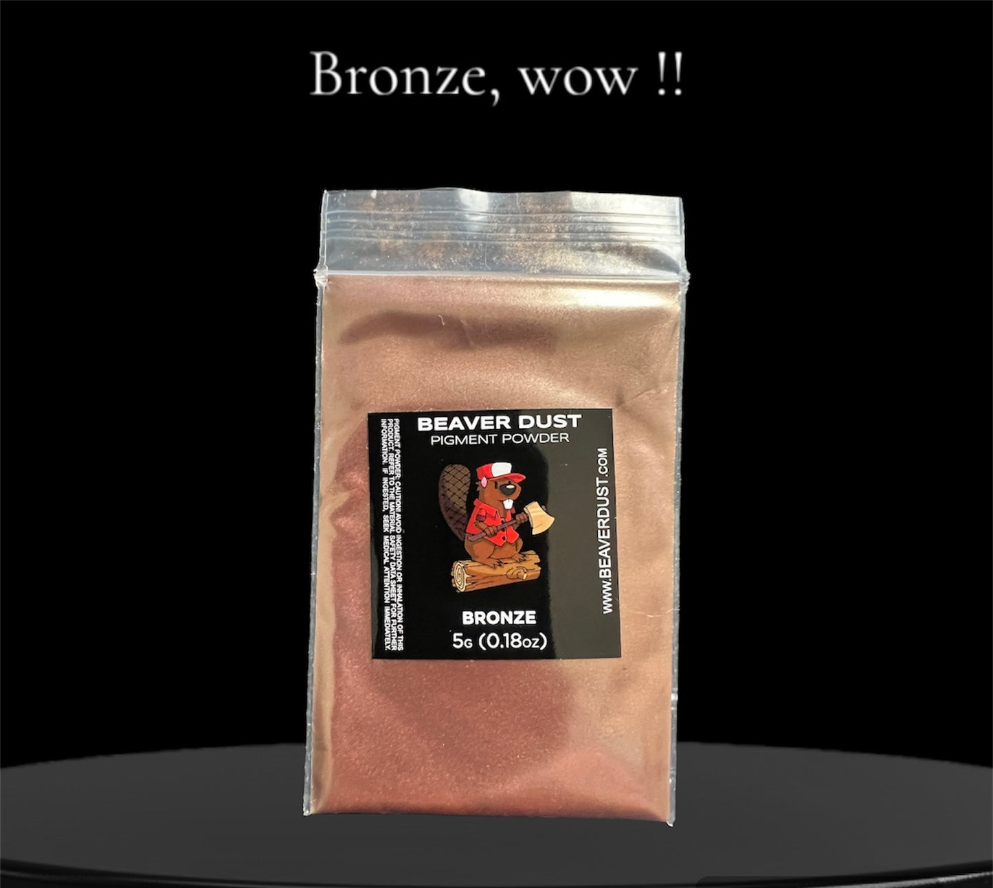 Mica Powder - Rich and Lustrous Colours - Ideal For Epoxy Resin, Candles, Makeup, Nail Art, Soap and Much More - Colour is Bronze - TMResinsupplies