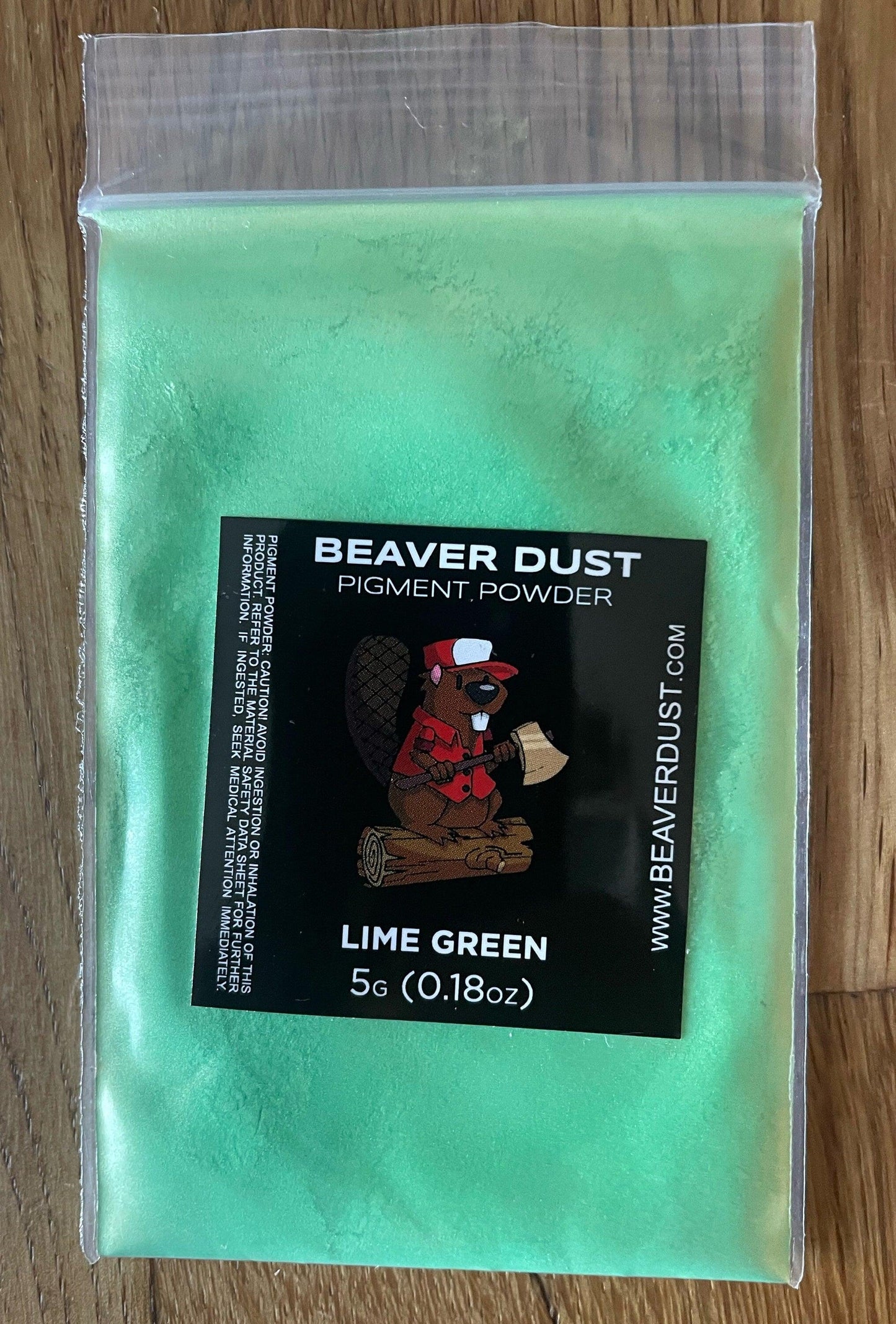 Mica Powder - Rich and Lustrous Colours - Ideal For Epoxy Resin, Candles, Soap, Makeup, Nail Art and Much More - Colour is Lime Green - TMResinsupplies