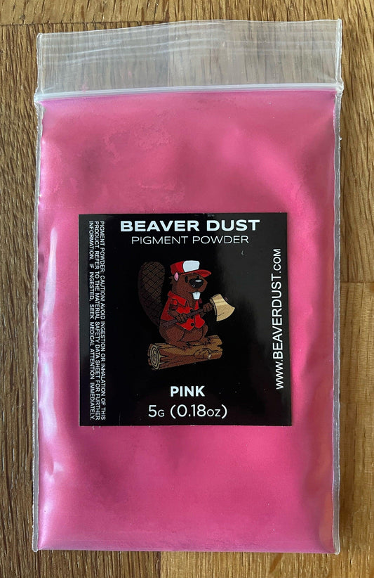 Mica Powder - Rich and Lustrous Colours - Ideal For Epoxy Resin, Soap, Bath Bombs, Makeup, Nail Art and Much More - Colour is Pink - TMResinsupplies