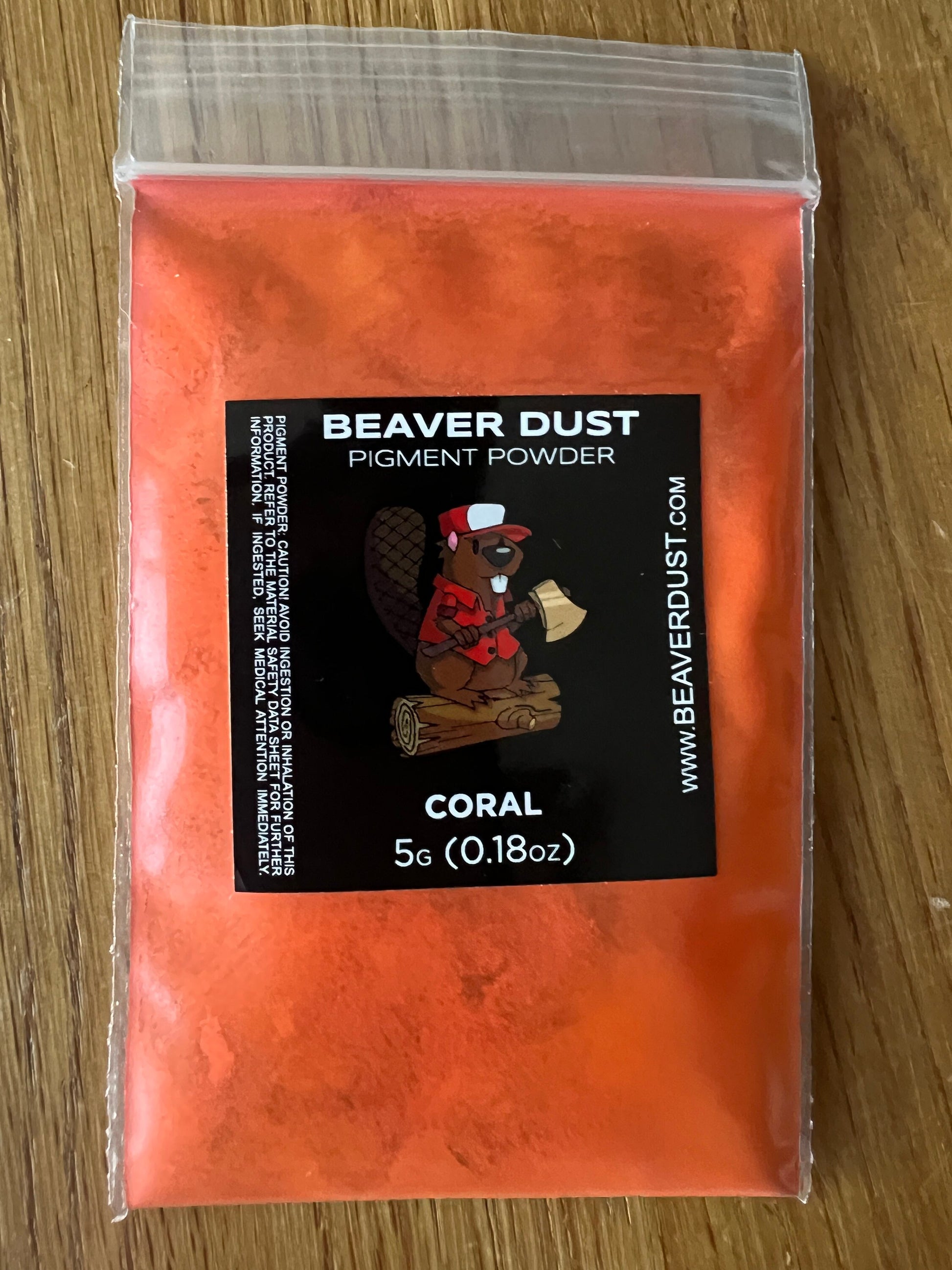 Mica Powder - Rich and Lustrous Colours - Ideal For Epoxy Resin, Candles, Makeup, Nail Art, Candle Making and Much More - Colour is Coral - TMResinsupplies